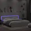 Image de vidaXL Cadre de lit avec LED sans matelas blanc 180x200 cm
