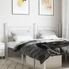 Image de vidaXL Tête de lit de remplacement métal blanc 180 cm