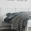 Image de vidaXL Tête de lit de remplacement métal blanc 160 cm