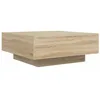 Image de vidaXL Salontafel 80x80x31 cm spaanplaat sonoma eikenkleurig