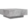 Image de vidaXL Salontafel 80x80x31 cm spaanplaat betongrijs