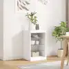 Image de vidaXL Buffet avec lumières LED blanc 41x37x67 cm