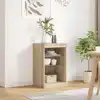 Image de vidaXL Buffet avec lumières LED chêne sonoma 41x37x67 cm