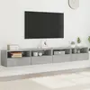 Image de vidaXL Meubles TV muraux 2pcs gris béton 100x30x30cm bois d'ingénierie