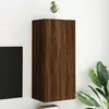 Image de vidaXL Meuble TV mural chêne marron 40,5x30x90 cm bois d'ingénierie