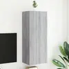 Image de vidaXL Meuble TV mural sonoma gris 40,5x30x102 cm bois d'ingénierie