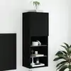Image de vidaXL Meuble TV avec lumières LED noir 40,5x30x102 cm