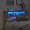 Image de vidaXL Tête de lit à LED chêne sonoma 160x18,5x103,5cm bois ingénierie