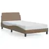 Image de vidaXL Cadre de lit Dover cappuccino 100x200 cm similicuir