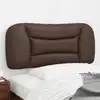 Image de vidaXL Coussin de tête de lit Hvar marron 80 cm similicuir