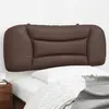 Image de vidaXL Coussin de tête de lit Hvar marron 100 cm similicuir