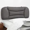 Image de vidaXL Coussin de tête de lit Hvar gris 100 cm similicuir