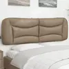 Image de vidaXL Coussin de tête de lit Hvar cappuccino 160 cm similicuir