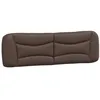 Image de vidaXL Coussin de tête de lit Hvar marron 180 cm similicuir