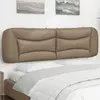 Image de vidaXL Coussin de tête de lit Hvar cappuccino 180 cm similicuir
