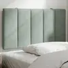 Image de vidaXL Coussin de tête de lit Hanko gris clair 80 cm velours