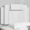Image de vidaXL Coussin de tête de lit Viana blanc 80 cm similicuir