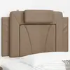 Image de vidaXL Coussin de tête de lit Viana cappuccino 80 cm similicuir