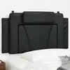 Image de vidaXL Coussin de tête de lit Viana noir 100 cm similicuir