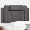 Image de vidaXL Coussin de tête de lit Viana gris 100 cm similicuir
