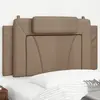 Image de vidaXL Coussin de tête de lit Viana cappuccino 100 cm similicuir