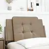 Image de vidaXL Coussin de tête de lit Zadar cappuccino 80 cm similicuir