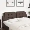 Image de vidaXL Coussin de tête de lit Zadar marron 160 cm similicuir