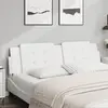 Image de vidaXL Coussin de tête de lit Zadar blanc 183 cm similicuir