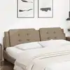 Image de vidaXL Coussin de tête de lit Zadar cappuccino 200 cm similicuir