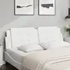 Image de vidaXL Coussin de tête de lit Zadar blanc 152 cm similicuir