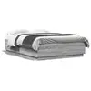Image de vidaXL Cadre de lit avec LED sans matelas sonoma gris 160x200 cm