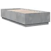 Image de vidaXL Cadre de lit sans matelas gris béton 100x200 cm