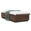 Image de vidaXL Cadre de lit sans matelas chêne marron 90x200 cm