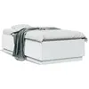 Image de vidaXL Cadre de lit sans matelas blanc 90x190 cm