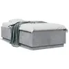 Image de vidaXL Cadre de lit sans matelas gris béton 90x190 cm