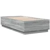 Image de vidaXL Cadre de lit sans matelas sonoma gris 90x190 cm