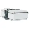 Image de vidaXL Cadre de lit sans matelas blanc 75x190 cm