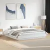 Image de vidaXL Cadre de lit avec LED sans matelas blanc 200x200 cm