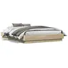 Image de vidaXL Cadre de lit sans matelas chêne sonoma 140x190 cm