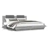 Image de vidaXL Cadre de lit sans matelas sonoma gris 200x200 cm