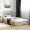 Image de vidaXL Cadre de lit sans matelas chêne sonoma 100x200 cm