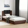 Image de vidaXL Cadre de lit sans matelas chêne marron 100x200 cm