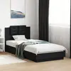 Image de vidaXL Cadre de lit sans matelas noir 90x200 cm