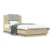 Image de vidaXL Cadre de lit sans matelas chêne sonoma 75x190 cm