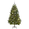 Image de vidaXL Sapin de Noël artificiel articulé 300 LED et boules 270 cm