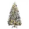 Image de vidaXL Sapin de Noël artificiel articulé 300 LED et boules 210 cm
