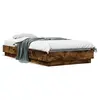 Image de vidaXL Cadre de lit sans matelas avec lumières LED 100x200 cm