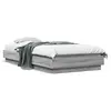 Image de vidaXL Cadre de lit sans matelas avec lumières LED 90x200 cm