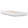 Image de vidaXL Cadre de lit sans matelas blanc 100x200 cm bois d'ingénierie