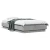Image de vidaXL Cadre de lit sans matelas gris béton 90x190 cm